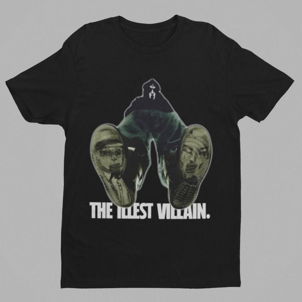 The ILLEST VILLAIN Rap Tee Black Shirt